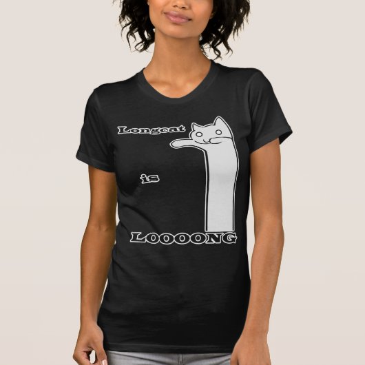 T-shirt Longcat est long (Devant)