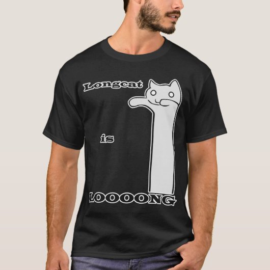 T-shirt Longcat est long (Devant)
