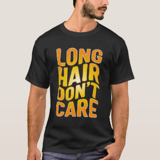 T-shirt Longs Cheveux Drôle Adulte Femmes Coiffeur Salon