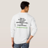 T-shirt Longs hommes de la douille T (Dos entier)