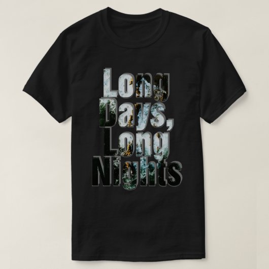 T-shirt Longs Jours Nuits (Design devant)