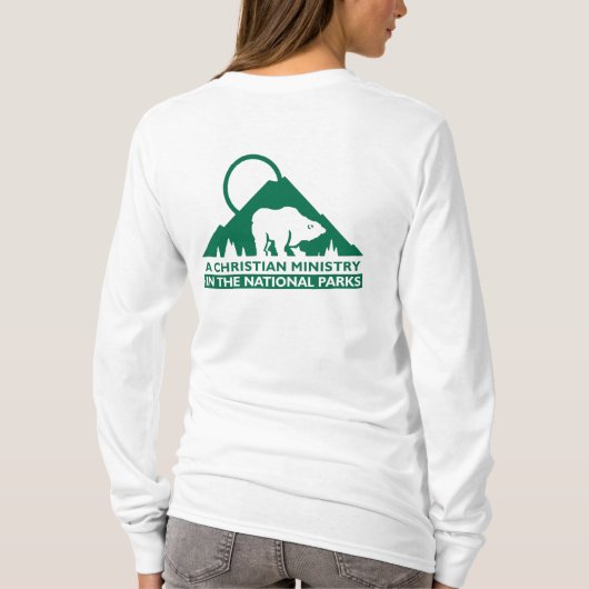 T-shirt Longsleeve des femmes de logo d'ACMNP (Dos)
