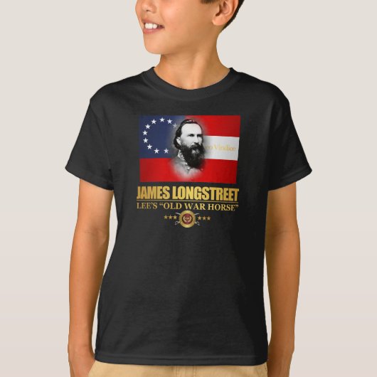 T-shirt Longstreet (patriote du sud) (Devant)