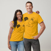 T-shirt longtemps gainé de fantôme de Halloween (Unisexe)