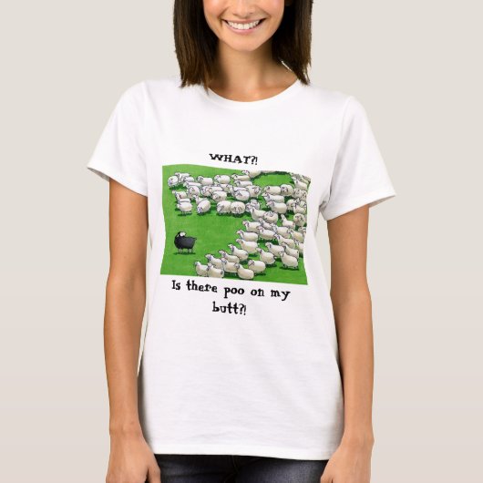 T-shirt Longue Agneau perdu : Sticky Booty (Devant)