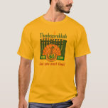 T-shirt Longue chemise de douille de Thanksgivukkah<br><div class="desc">Célébrez ces vacances des années once-in-80, 000,  en combinant Hannukah et thanksgiving. La chemise montre un menorah et une dinde,  avec 3 dates et un sens de l'humour.</div>