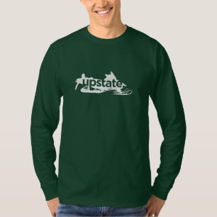T-shirt longue chemise de douille de traîneau hors de la