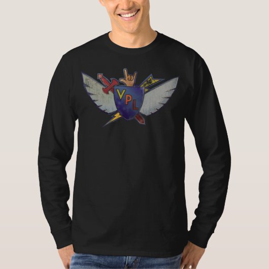 T-shirt Longue chemise de douille de VPL (Devant)