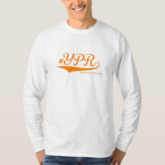 T-shirt Longue chemise de douille de #YPR (Devant)
