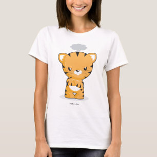 T-shirt Longue chemise de la douille des femmes fâchées