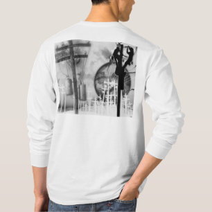 T-shirt Longue chemise de la douille du monteur de lignes