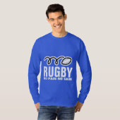 T-shirt Longue chemise | de rugby de douille aucune (Devant entier)