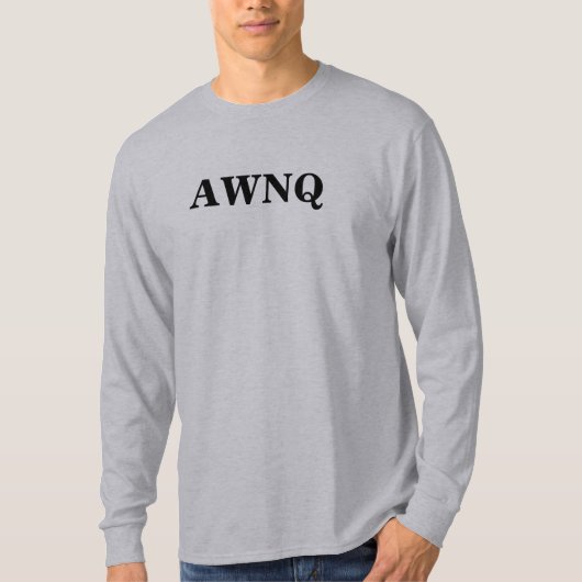 T-shirt Longue douille d'AWNQ (Devant)