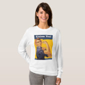 T-shirt Longue douille de dames (Devant entier)