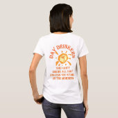 T-shirt Longue douille de dames adaptée (Dos entier)