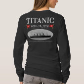 T-shirt Longue douille de fantôme de dames titaniques de (Dos)