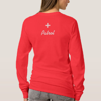 T-shirt Longue douille de patrouille - femmes croisées