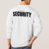 T-shirt Longue douille de sécurité (Dos)