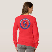 T-shirt Longue douille de VixenVarsity (Dos entier)