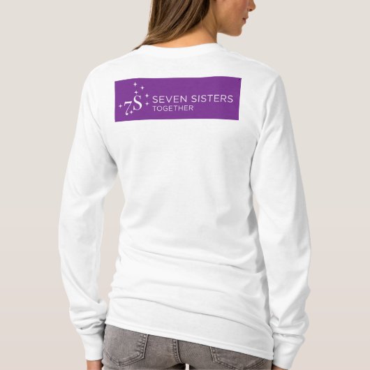 T-shirt Longue douille T de sept soeurs ensemble (Dos)