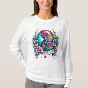 T-shirt Longue manche de la fête des mères