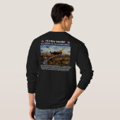 T-shirt Longue pièce en t de douille de Flying Tigers (Dos entier)