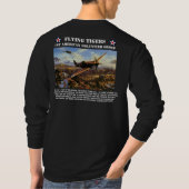 T-shirt Longue pièce en t de douille de Flying Tigers (Dos)
