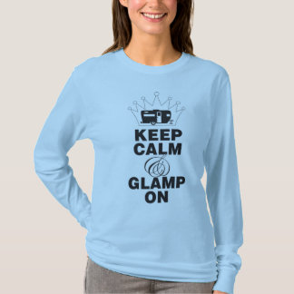 T-shirt Longue pièce en t de "Glamping" de douille