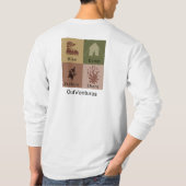 T-shirt Longue Sleve chemise de logo d'OutVentures (Dos)