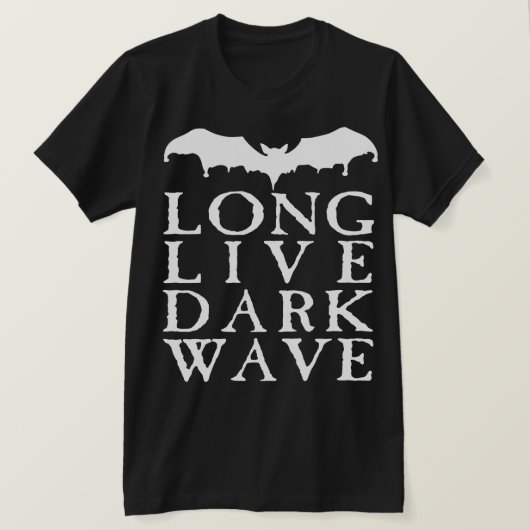 T-shirt Longue Vie Sombre Vague (Design devant)