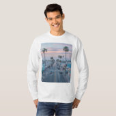 T-shirt Longueur de la plage de Venise (Devant entier)