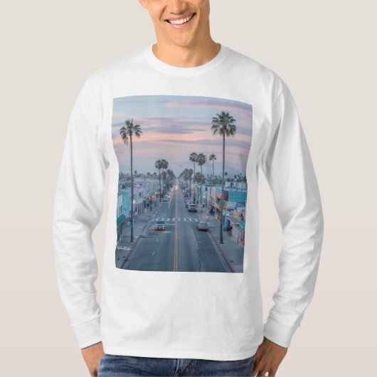 T-shirt Longueur de la plage de Venise (Devant)