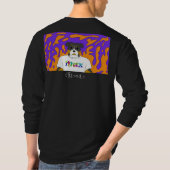 T-shirt Longueur maximale noire (Dos)