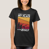 T-shirt Look I Can't Find My Place Love Science Astronomy (Devant)