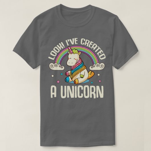 T-shirt Look Ive A Créé Une Unicorne (Design devant)