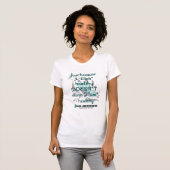 T-shirt "Look" sain/papillon...PCOS (Devant entier)