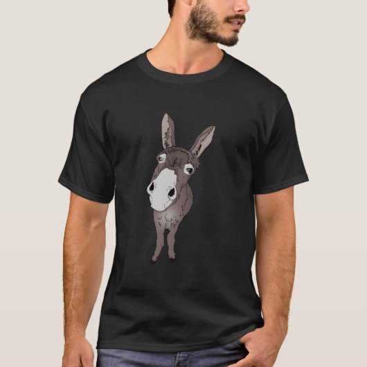 T-shirt Looking Donkey For Donkeys Horses (Devant)