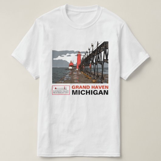 T-Shirt LOOKING GLASS (Design devant)