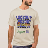 T-shirt Lookout Mountain, Oregon (Devant)