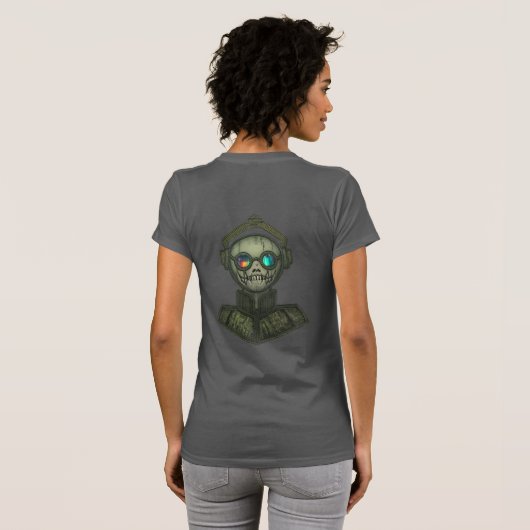 T-shirt Looksee Skull (Dos entier)