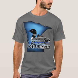 T-shirt Loon du Minnesota