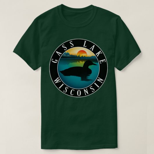 T-shirt Loon du Wisconsin (Design devant)