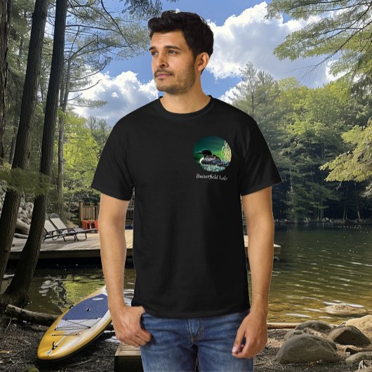 T-shirt Loon Family Butterfield Lake
