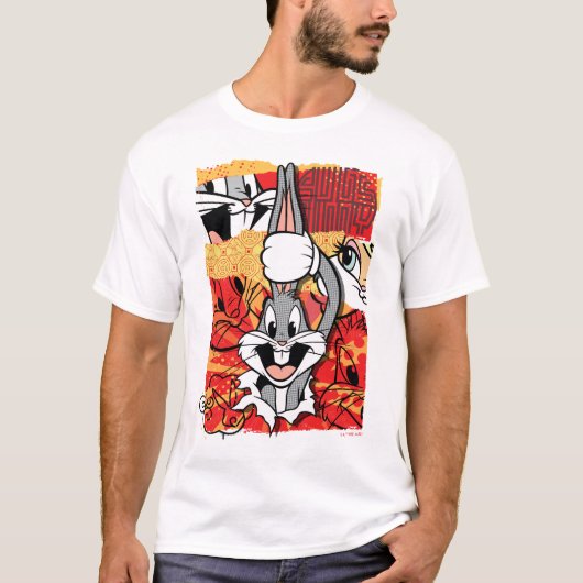 T-shirt LOONEY TUNES™ | BUGS BUNNY™ Pop-up Graphic (Devant)