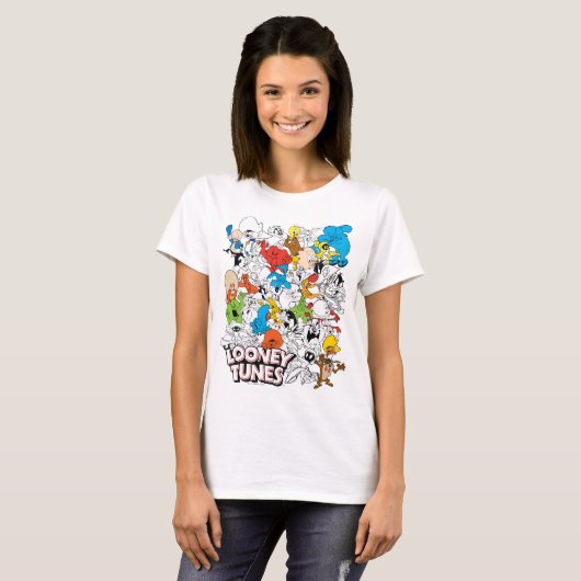 T-shirt LOONEY TUNES™ Color Pop Motif (Devant entier)