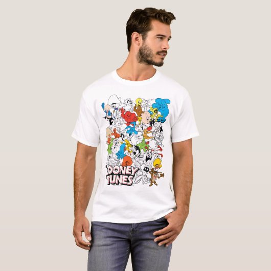 T-shirt LOONEY TUNES™ Color Pop Motif (Devant entier)