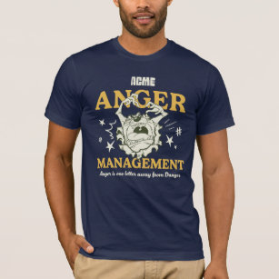 T-shirt LOONEY TUNES™ Gestion de la colère de  TAZ™ ACME