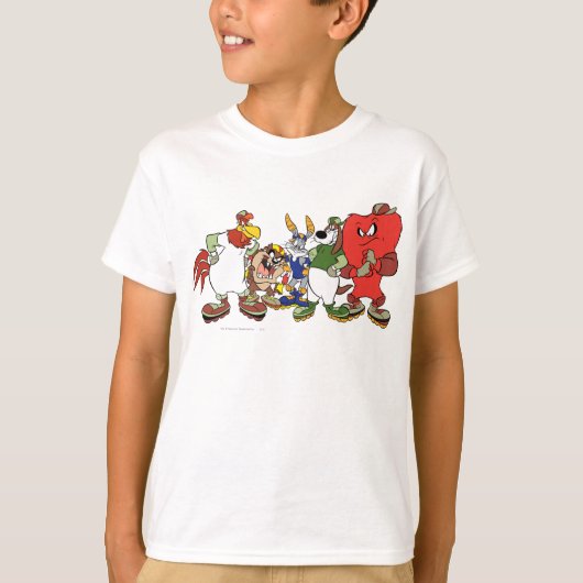 T-shirt LOONEY TUNES™ Group Baseball Picture (Devant)
