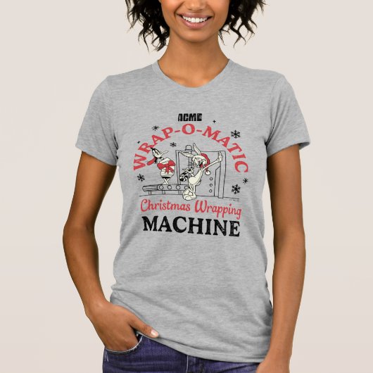 T-shirt LOONEY TUNES™ | Machine à envelopper ACME-O-Matic (Devant)