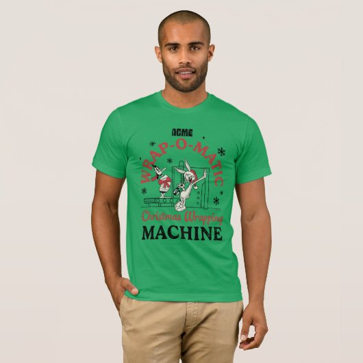 T-shirt LOONEY TUNES™ | Machine à envelopper ACME-O-Matic (Devant entier)